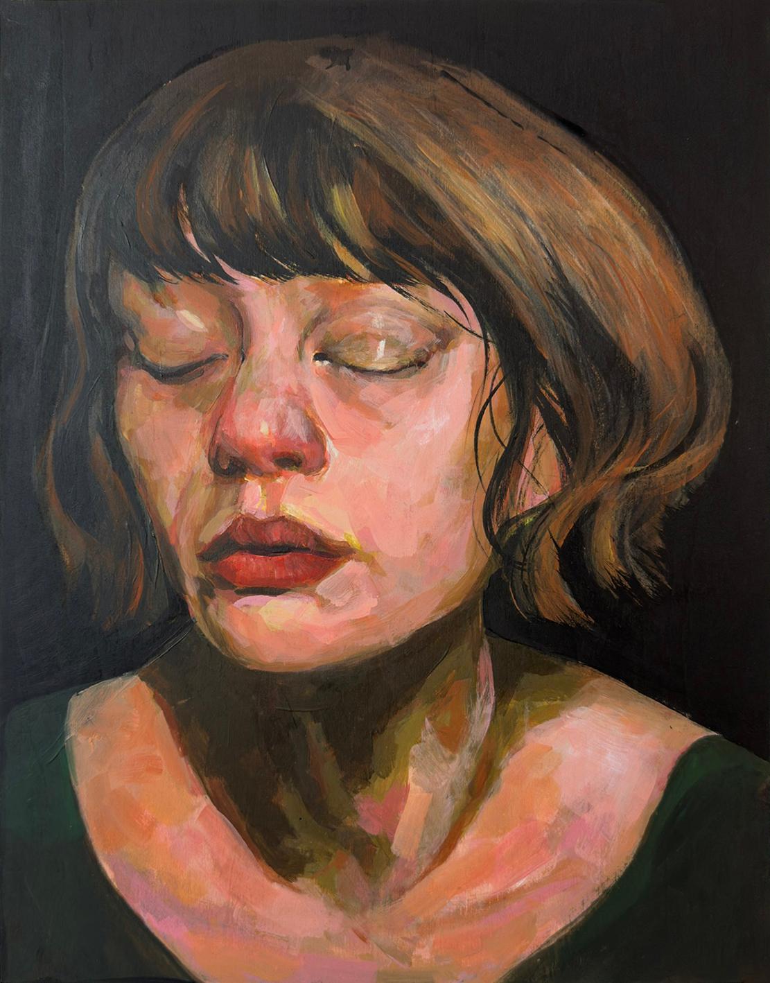 "At The Verde River-Twice" (2024) di Fikriye Oz è un dipinto a olio su legno originale e fatto a mano che raffigura un ritratto ravvicinato di una donna con i capelli castani.


Fikriye Oz è una pittrice rappresentativa di Istanbul, Turchia. Ha