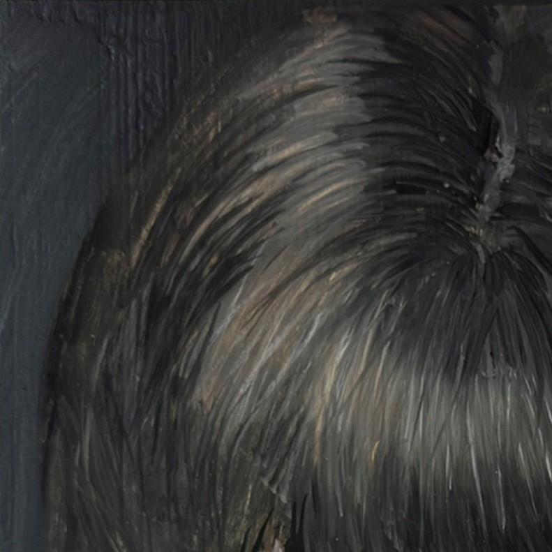 „Last Nights Dream“ (2024) von Fikriye Oz, Original-Ölgemälde, weibliches Porträt im Angebot 6