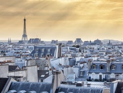 Parisian rooftops, Photograph, Archival Ink Jet