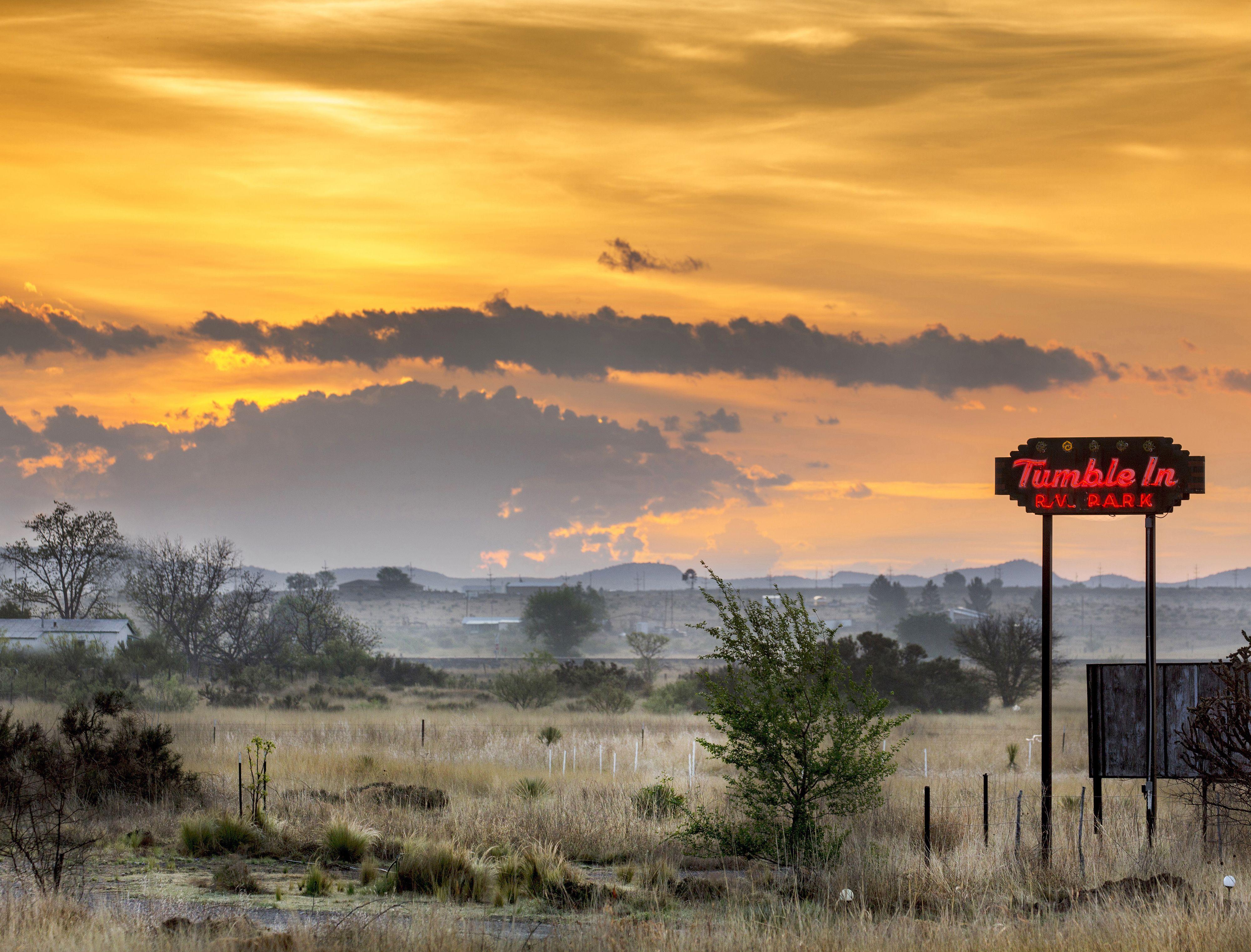 Marfa, Texas, Digital on Paper - Print by Fikry Botros