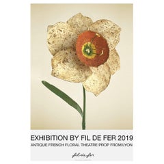Fil de Fer Exhibition Poster-Floral Theatre Props