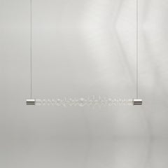 Lampe à suspension Filamento en verre et aluminium par MAYICE