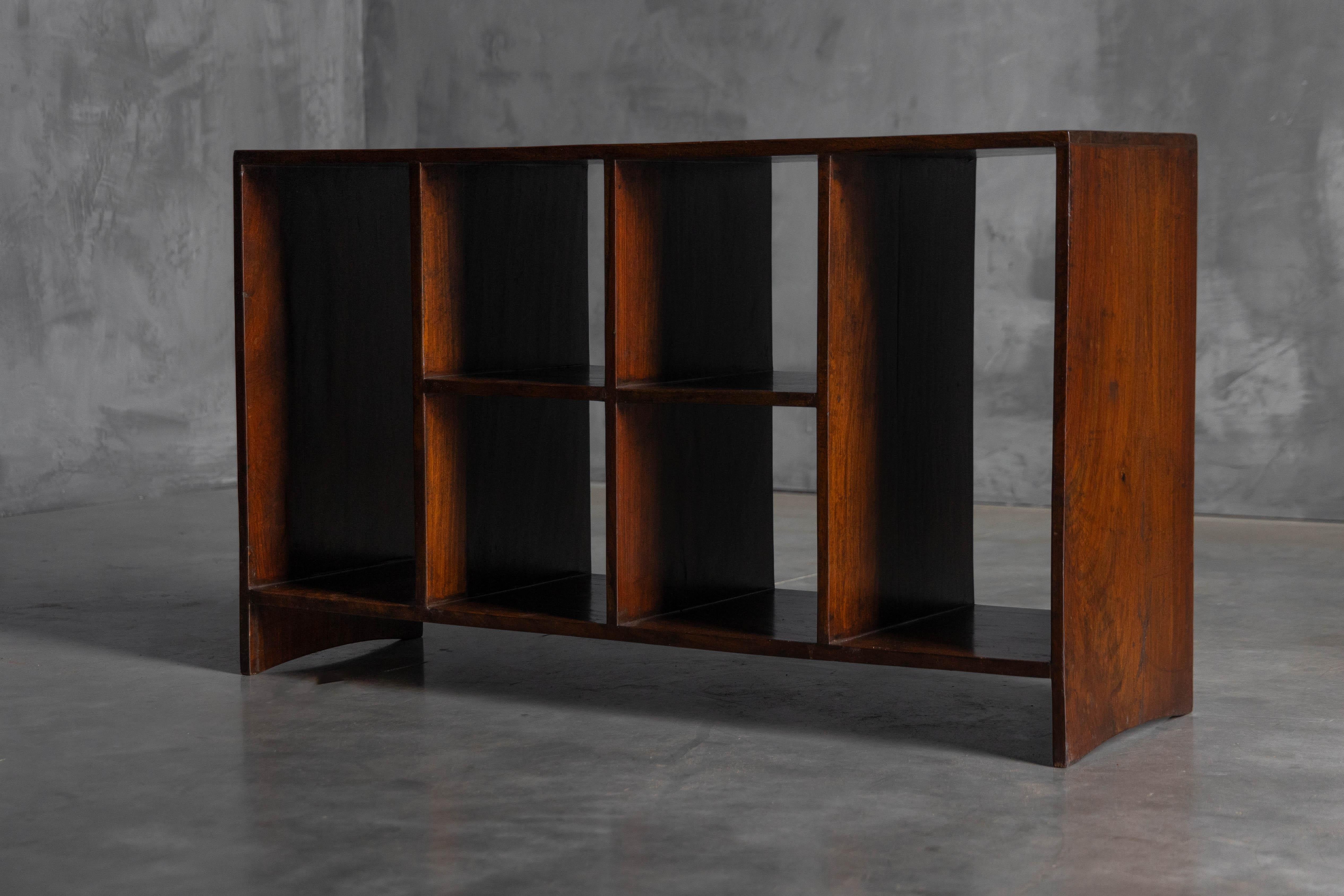 File Rack PJ-050202 by Pierre Jeanneret, India, 1950s For Sale 9