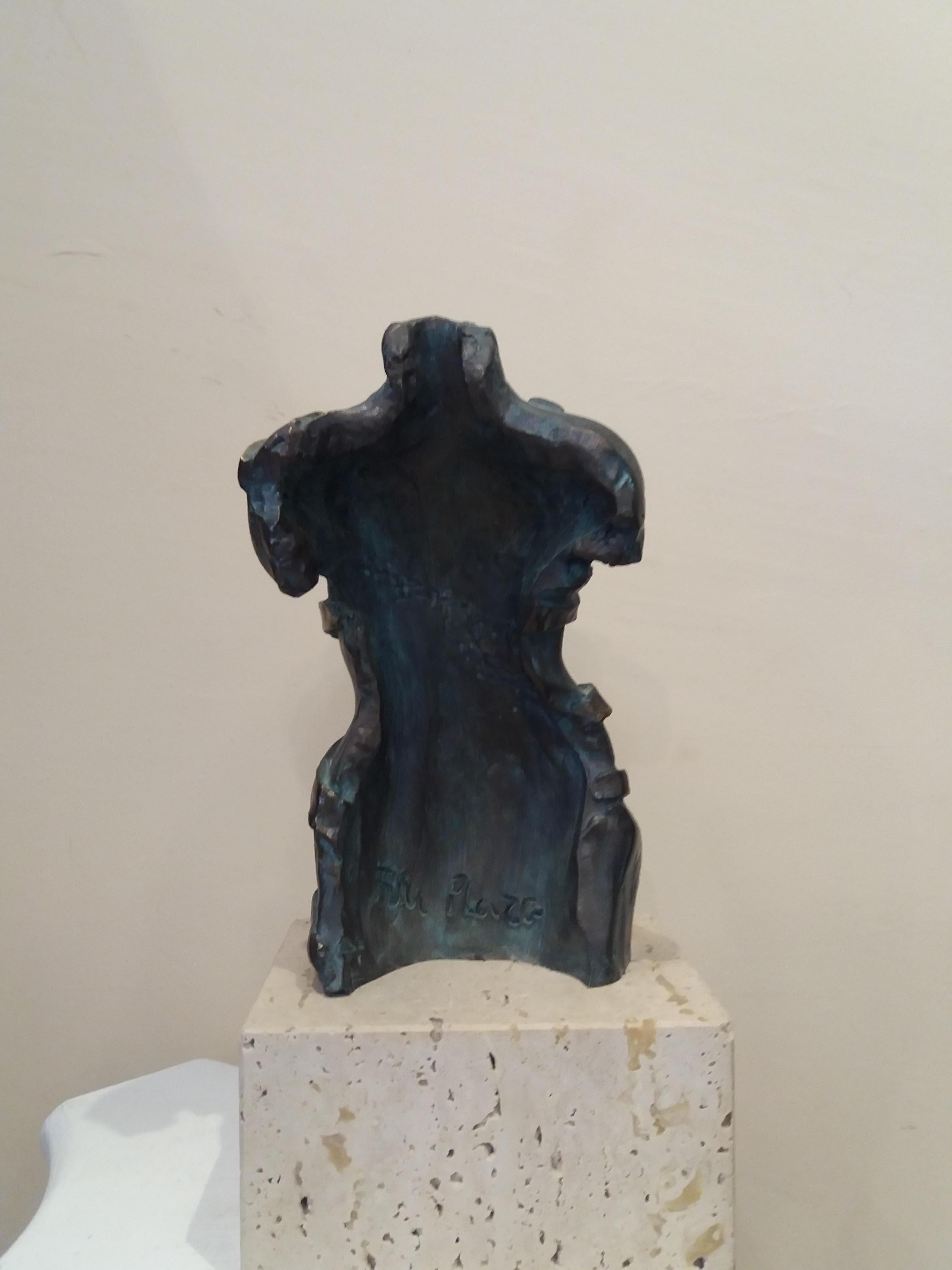Torso. Original resin esculpture

Fili Plaza reflects in his work the emotional world of Mediterranean culture, with its sensuality and luminosity.

The nature of this universe offers you the basis to find the shapes and textures that best reflect