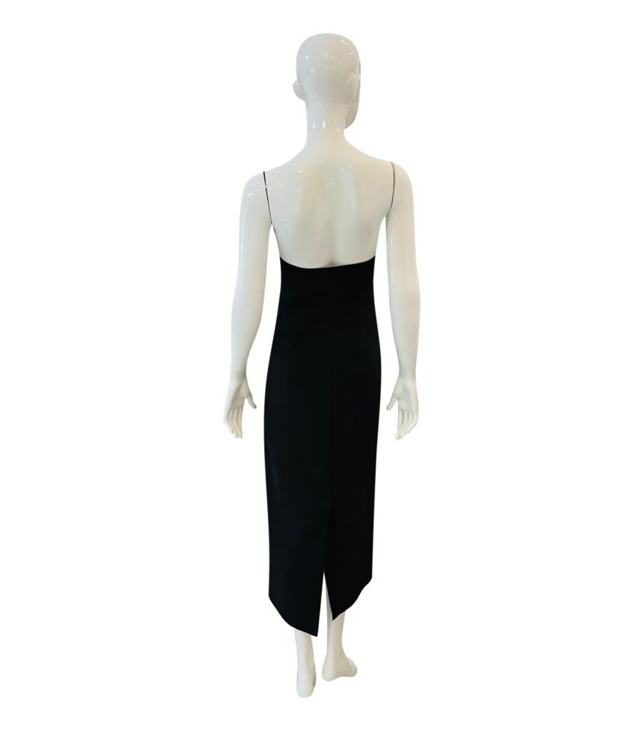 Women's Filiarmi Strapless Dress With Silk Ruffle Neckline For Sale