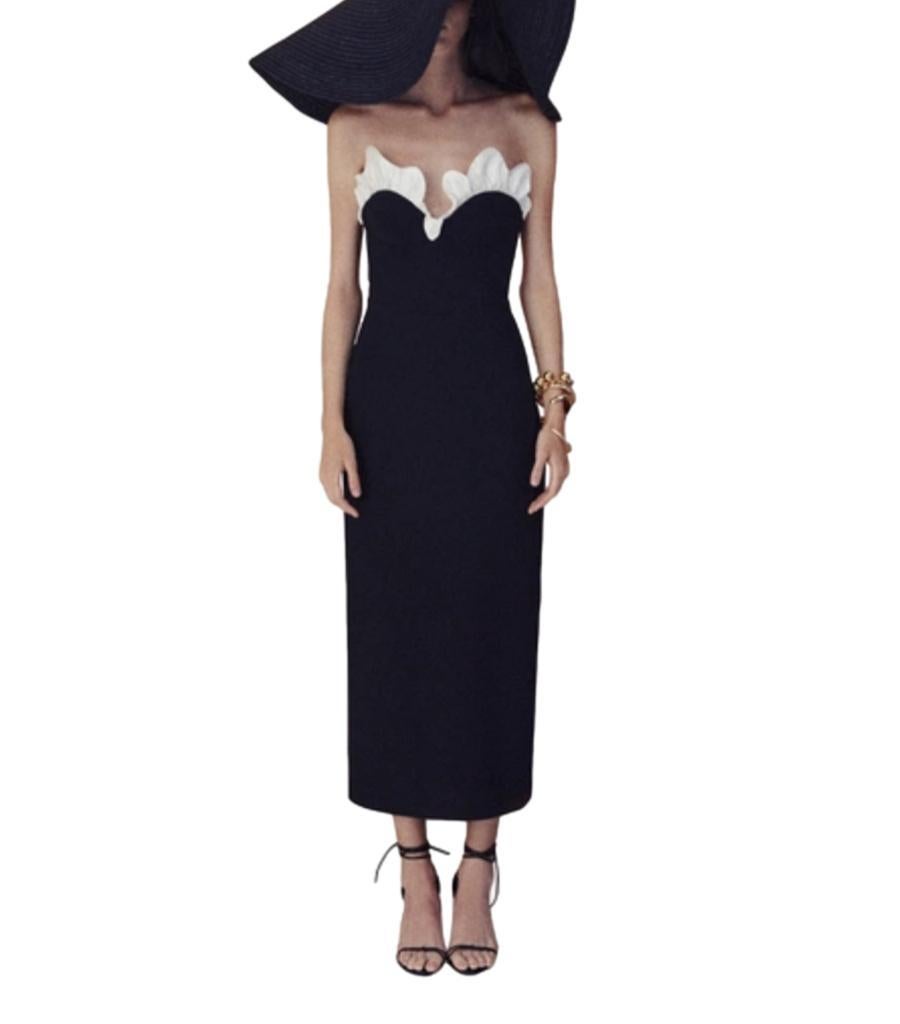 Filiarmi Strapless Dress With Silk Ruffle Neckline For Sale 1