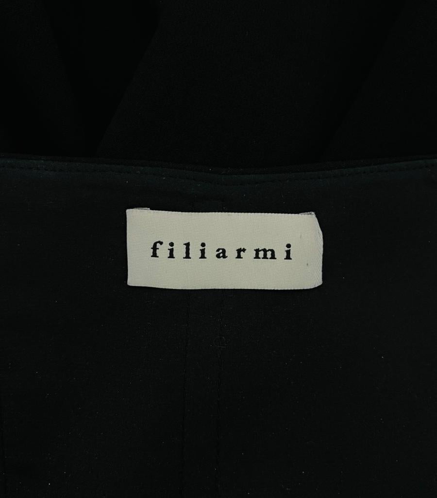 Filiarmi Strapless Dress With Silk Ruffle Neckline For Sale 2