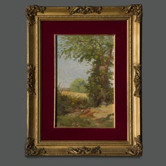 20th Century Italian Signed Landscape Painting