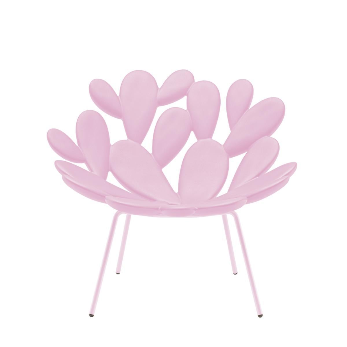 Filicudi lounge armchair, designed by Marcantonio, is able to recreate the Mediterranean magic in your everyday spaces. Inspired by the iconic profile of the prickly pear, evokes a magical place of holiday and wild nature. Suitable for indoor and