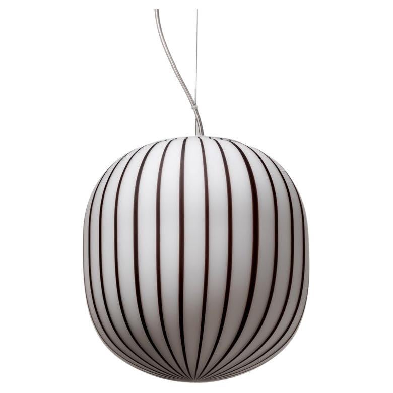 Lampe à suspension Filigrana Light S2 cylindrique à cannes noires par Established & Sons en vente