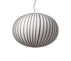 Filigrana Light S4 Ellipse Ø450 Black Canes Pendant Light by Established & Sons