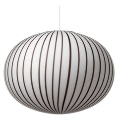 Filigrana Light S4 Ellipse Ø450 Black Canes Pendant Light by Established & Sons