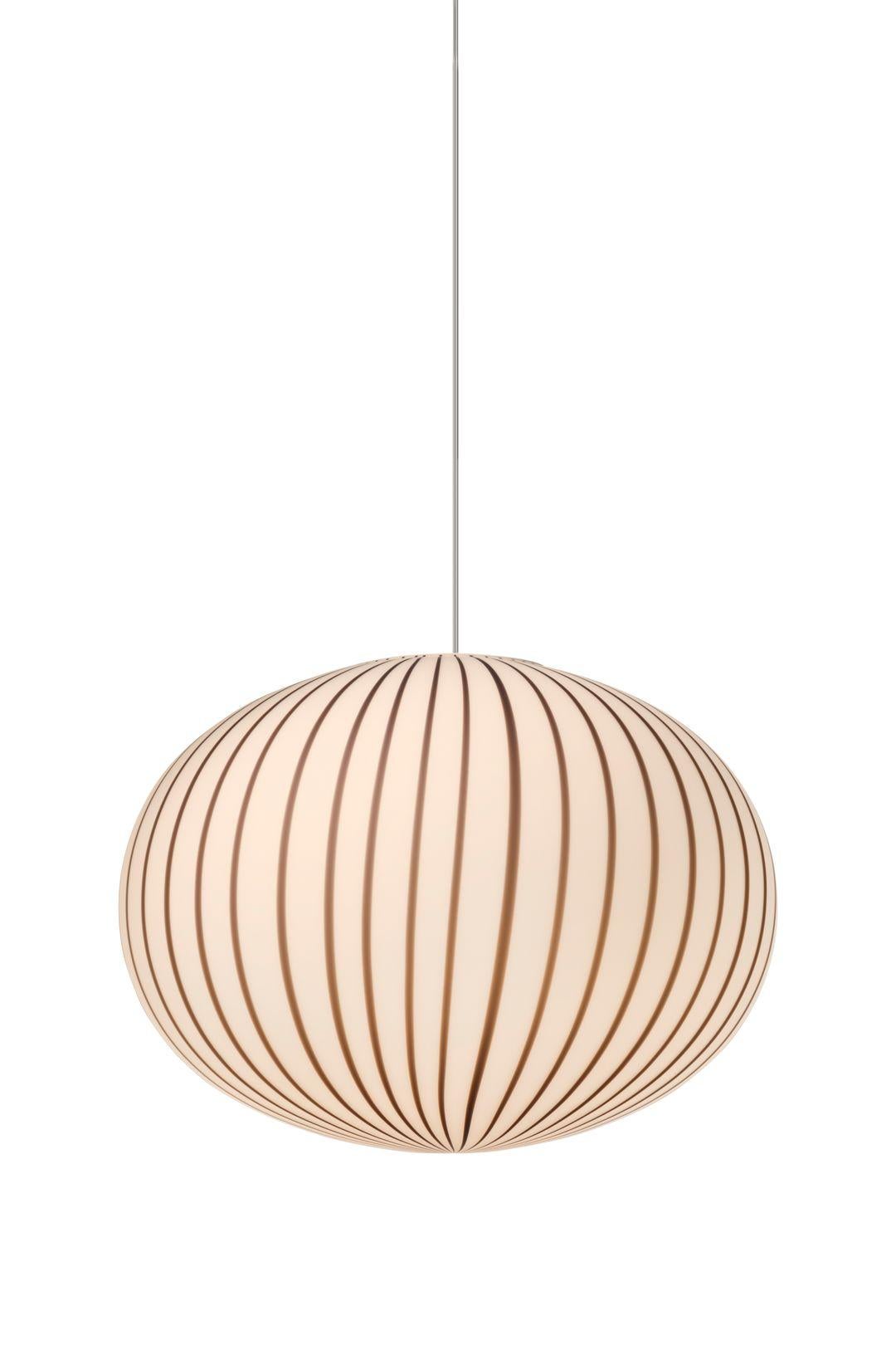 Cinese Filigrana Light S4 Ellipse Ø450 Black Canes Pendant Light by Established & Sons in vendita