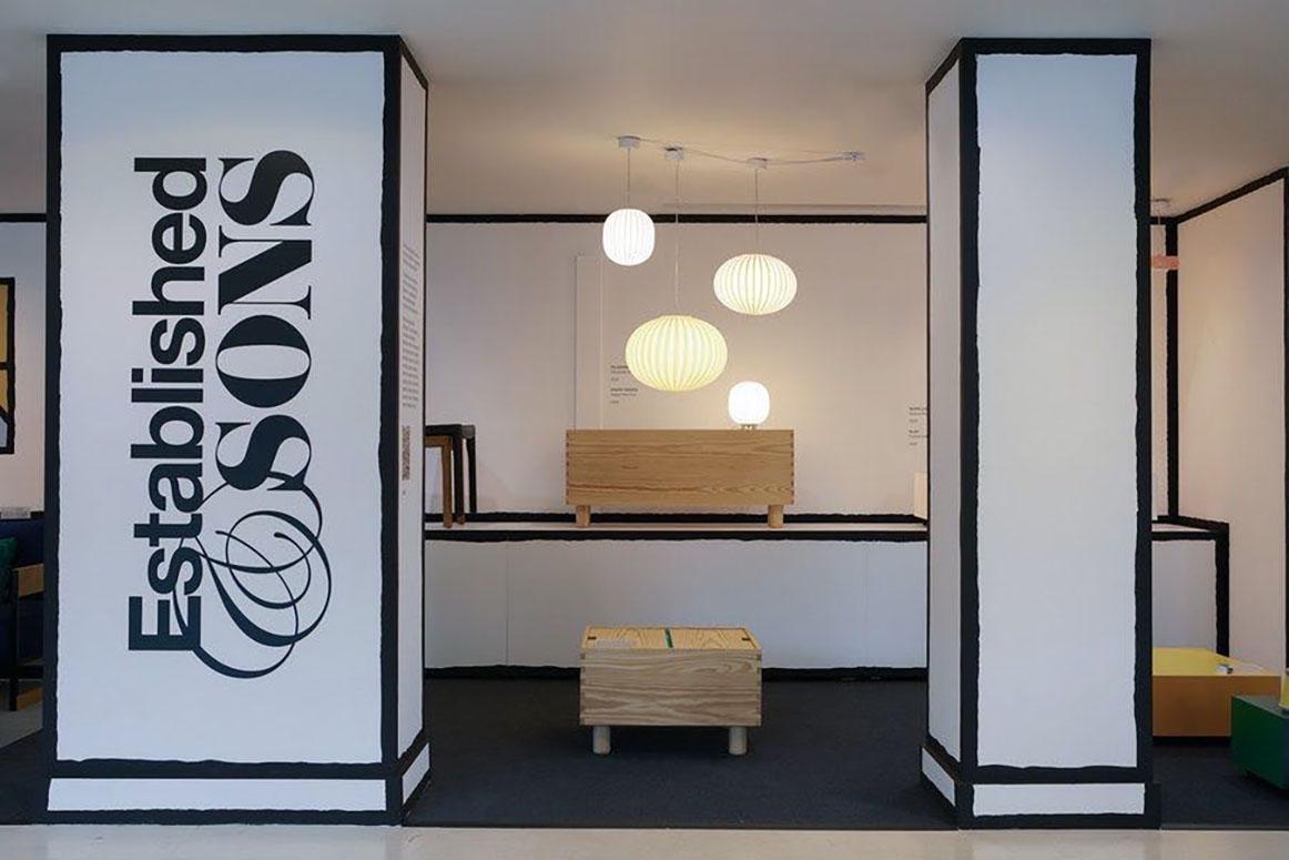 Filigrana Light S4 Ellipse Ø450 Black Canes Pendant Light by Established & Sons In condizioni Nuovo in vendita a Beverly Hills, CA