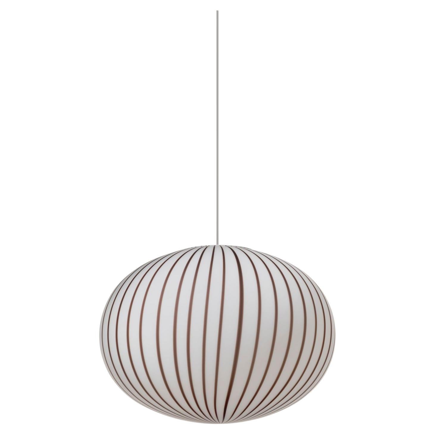 Filigrana Light S4 Ellipse Ø450 Black Canes Pendant Light by Established & Sons in vendita