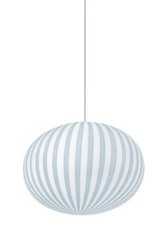 Lampada a sospensione Filigrana Light S4 Ellipse Ø450 Blue Canes di Established & Sons
