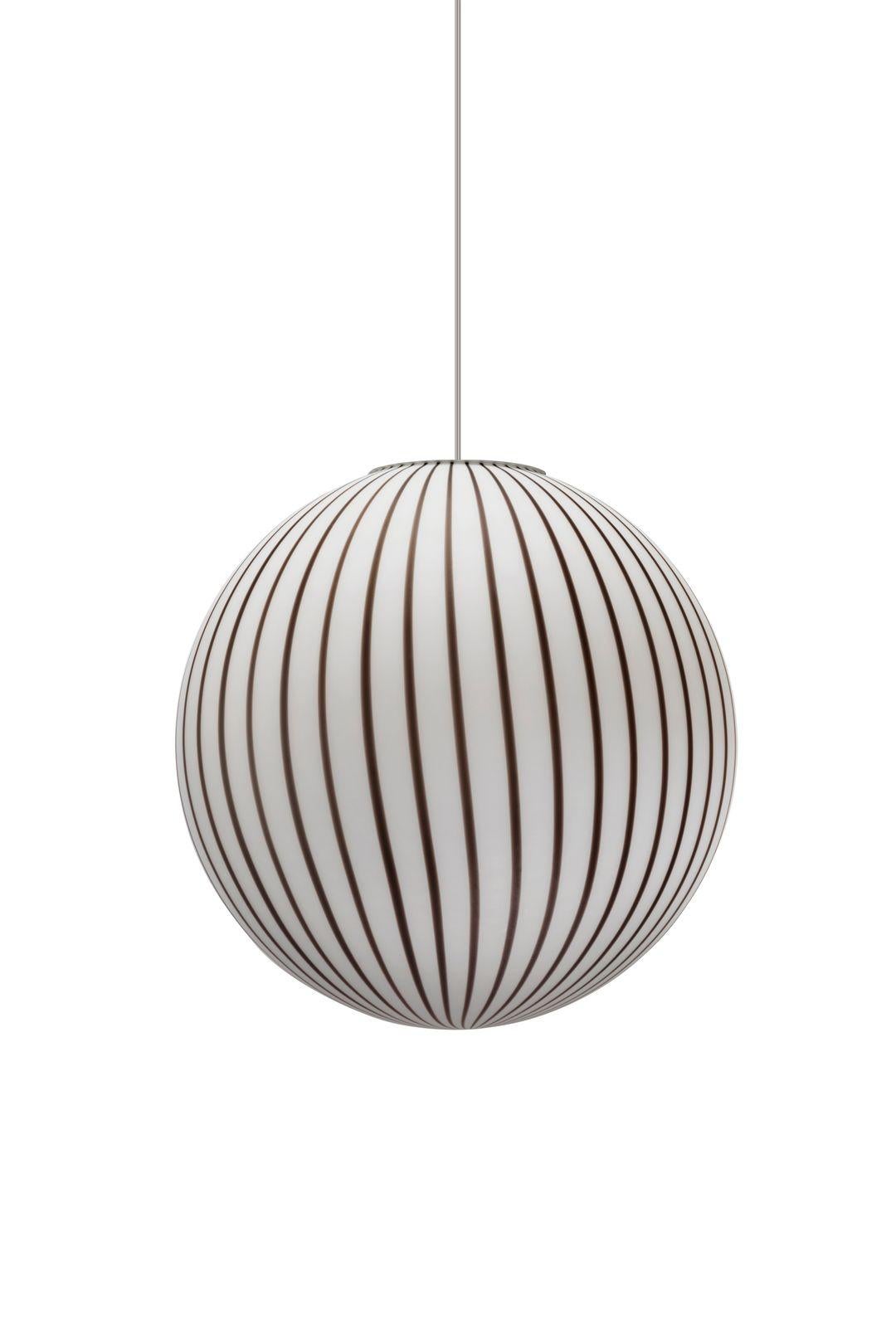 Filigrana Light S5 Globe Ø500 Black Canes Pendant Light by Established & Sons