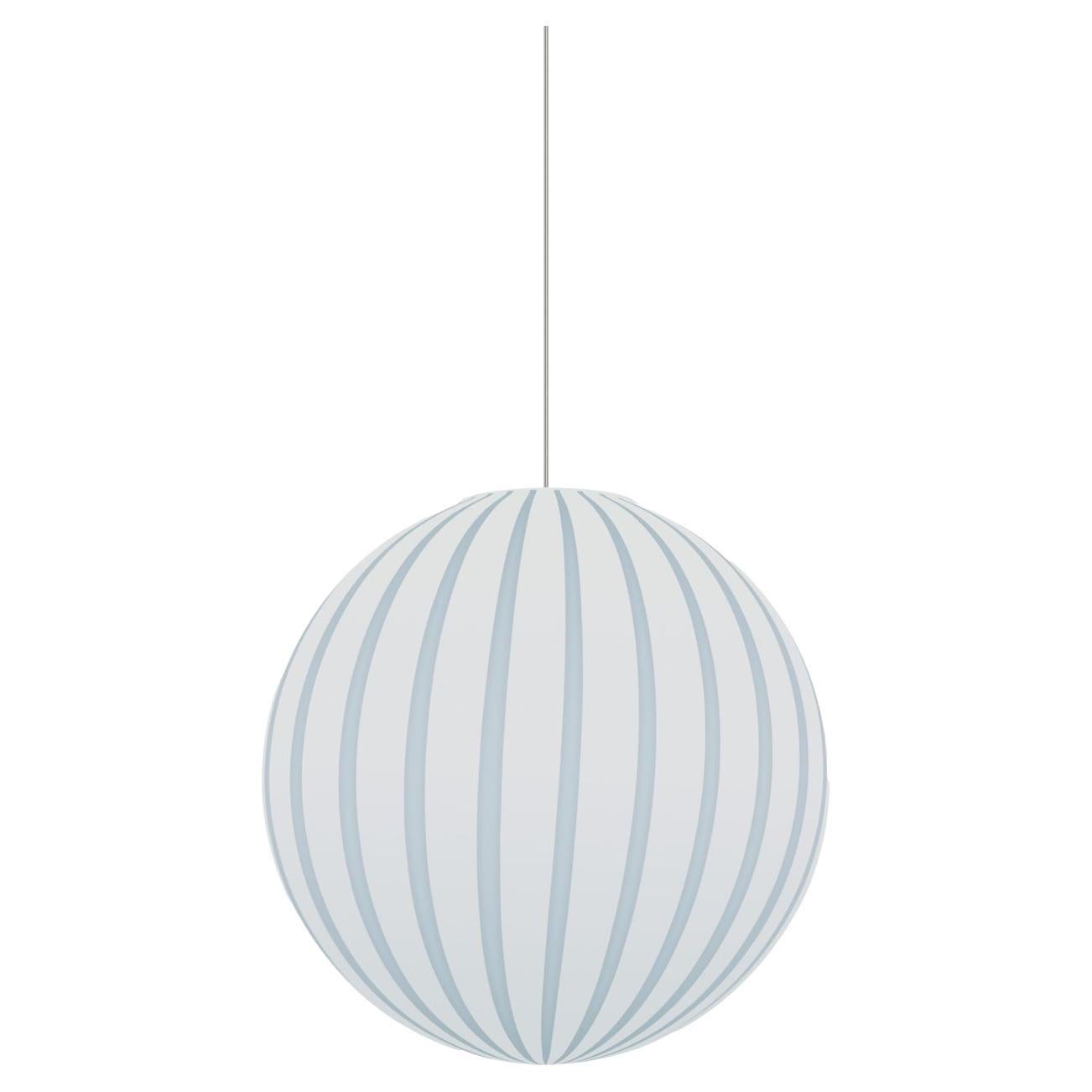Lampada a sospensione Filigrana Light S5 Globe Ø500 Canne Blu di Established & Sons