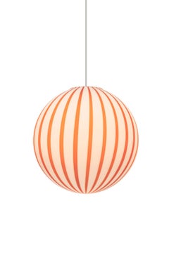 Filigrana Light S5 Globe Ø500 Red Canes Pendant Light by Established & Sons