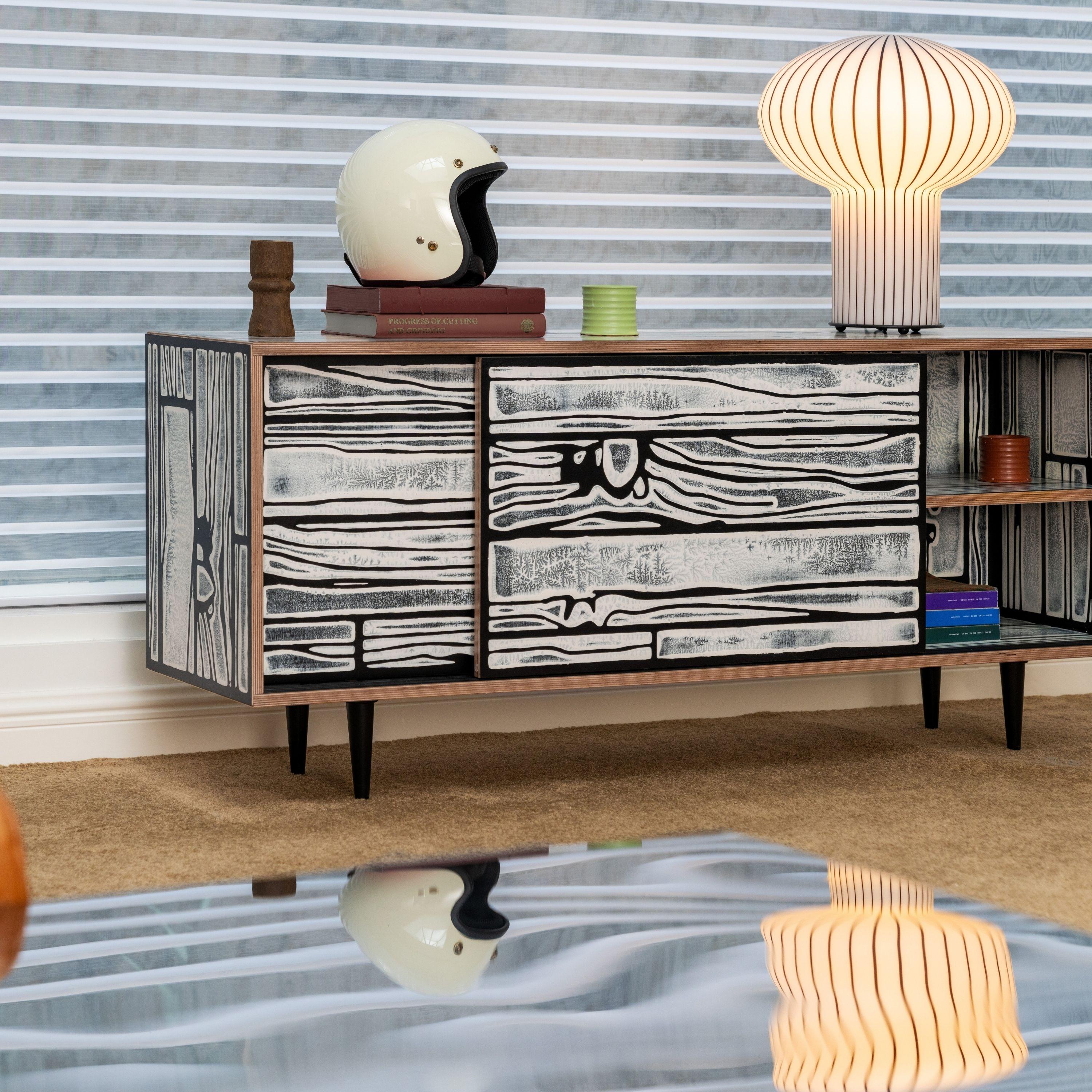 Lampe de table 'Filigrana' en rouge et verre opale pour Established & Sons en vente 9