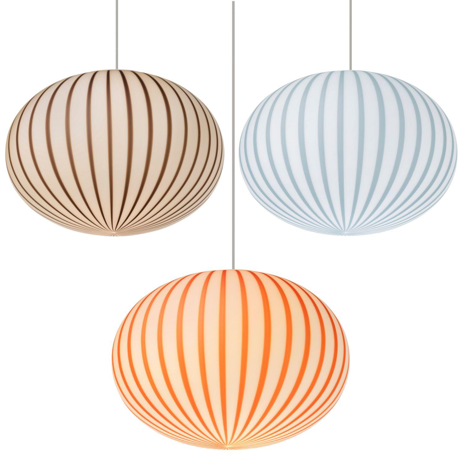 'Filigrana' S3 Ellipse Lamp in Blue and Opal Blown Glass for Established & Sons In New Condition For Sale In Glendale, CA