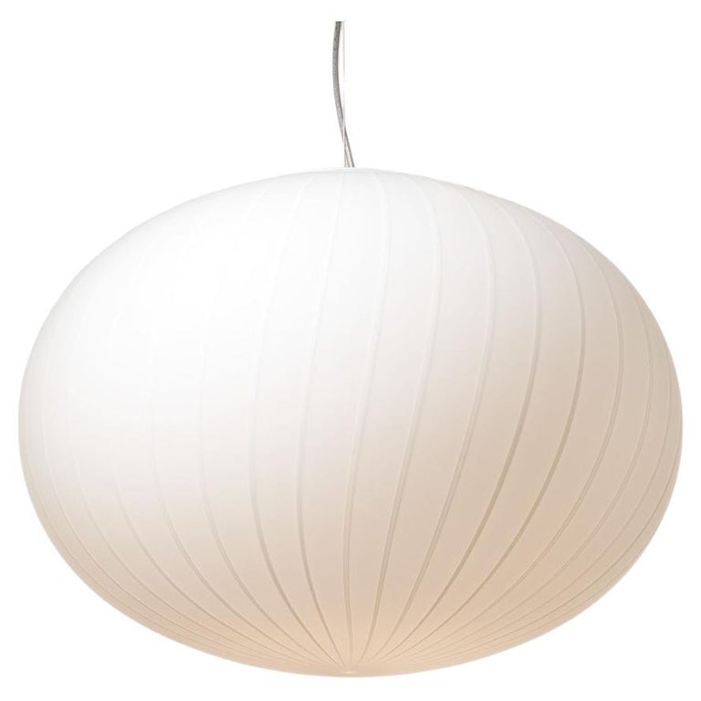 Filigrana S4 Ellipse Ø450 White Canes Pendant Light by Established and