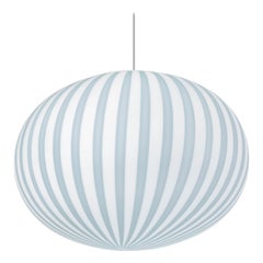 'Filigrana' S4 Ellipse Lamp in Blue and Opal Blown Glass for Established & Sons