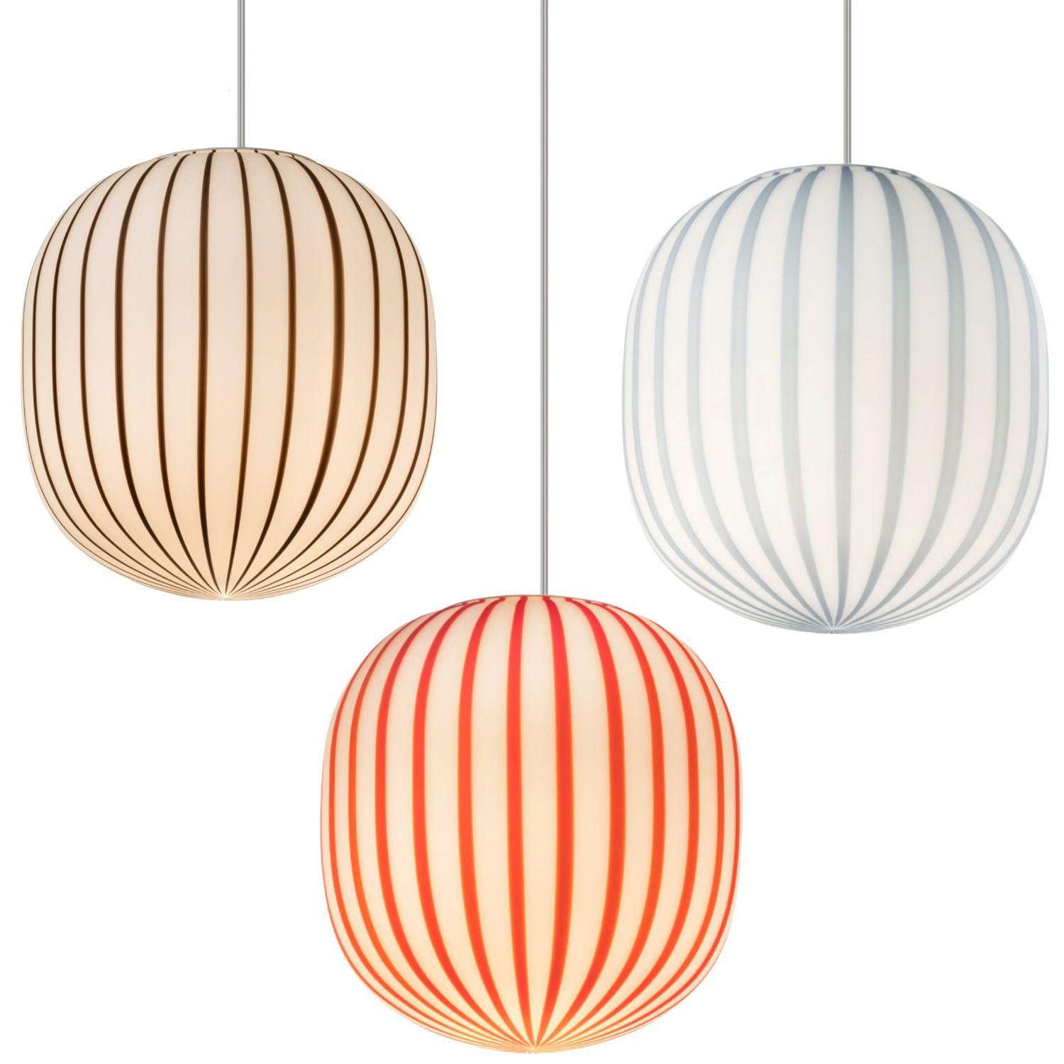 'Filigrana' S4 Ellipse Lamp in Blue and Opal Blown Glass for Established & Sons For Sale 5