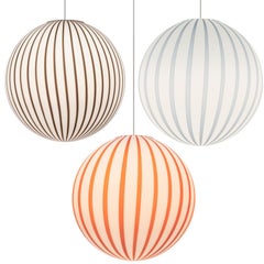 'Filigrana' S5 Globe Lamp in Blue and Opal Blown Glass for Established & Sons