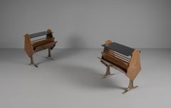 Tavolini in filigrana e sagomati della metà del secolo scorso, anni '50