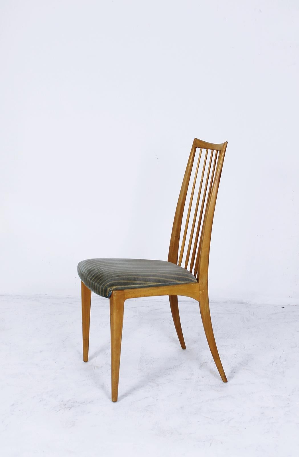 Mid-Century Modern Filigree Chairs by Ernst Martin Dettinger for Lübke, Germany, 1960s For Sale