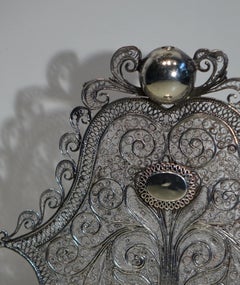 Elemento di abbigliamento in filigrana, Egitto o Impero Ottomano, XIX sec.