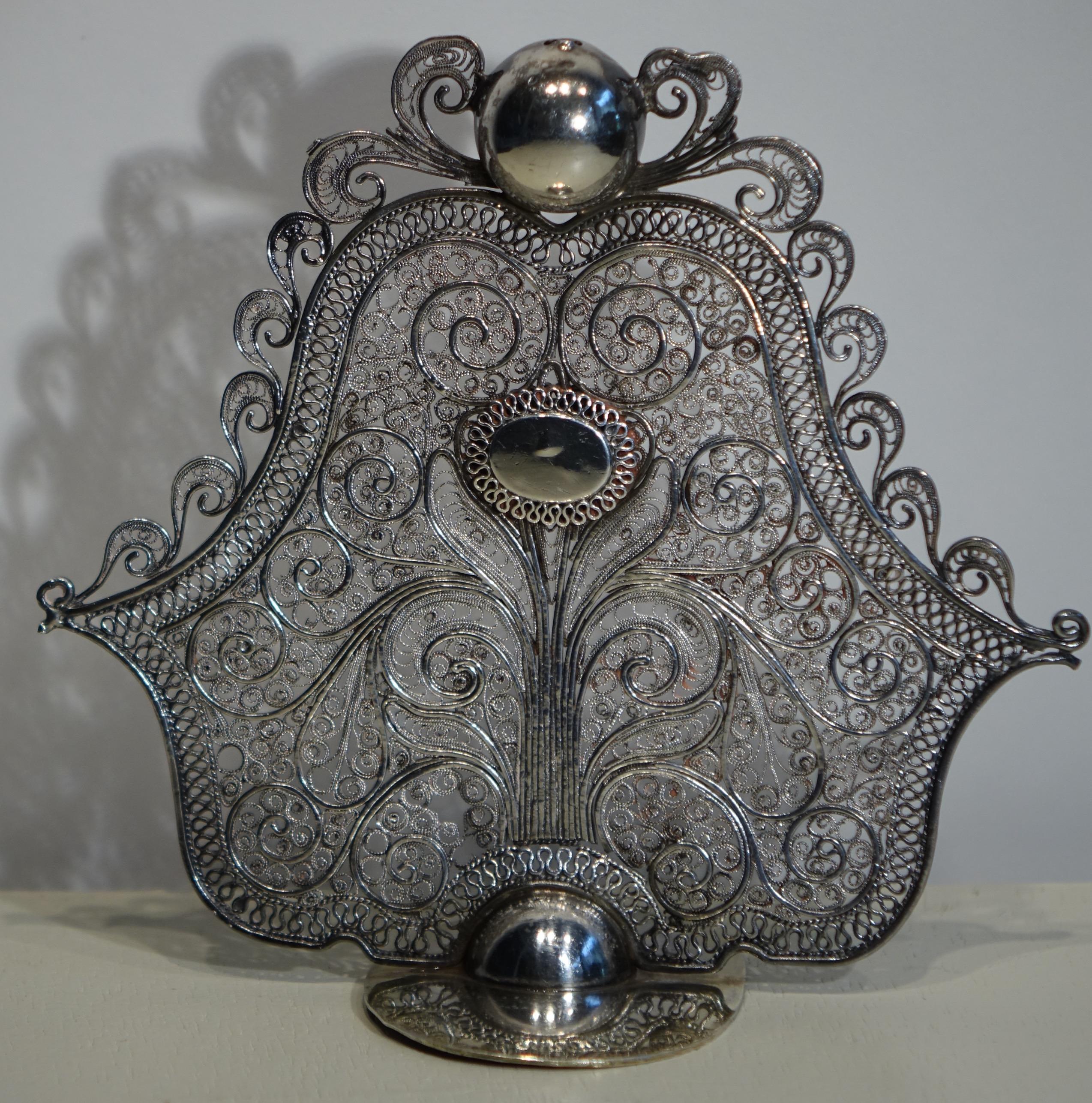 Islamic Filigree Garment Element, Egypt Or Ottoman Empire, 19th C. For Sale