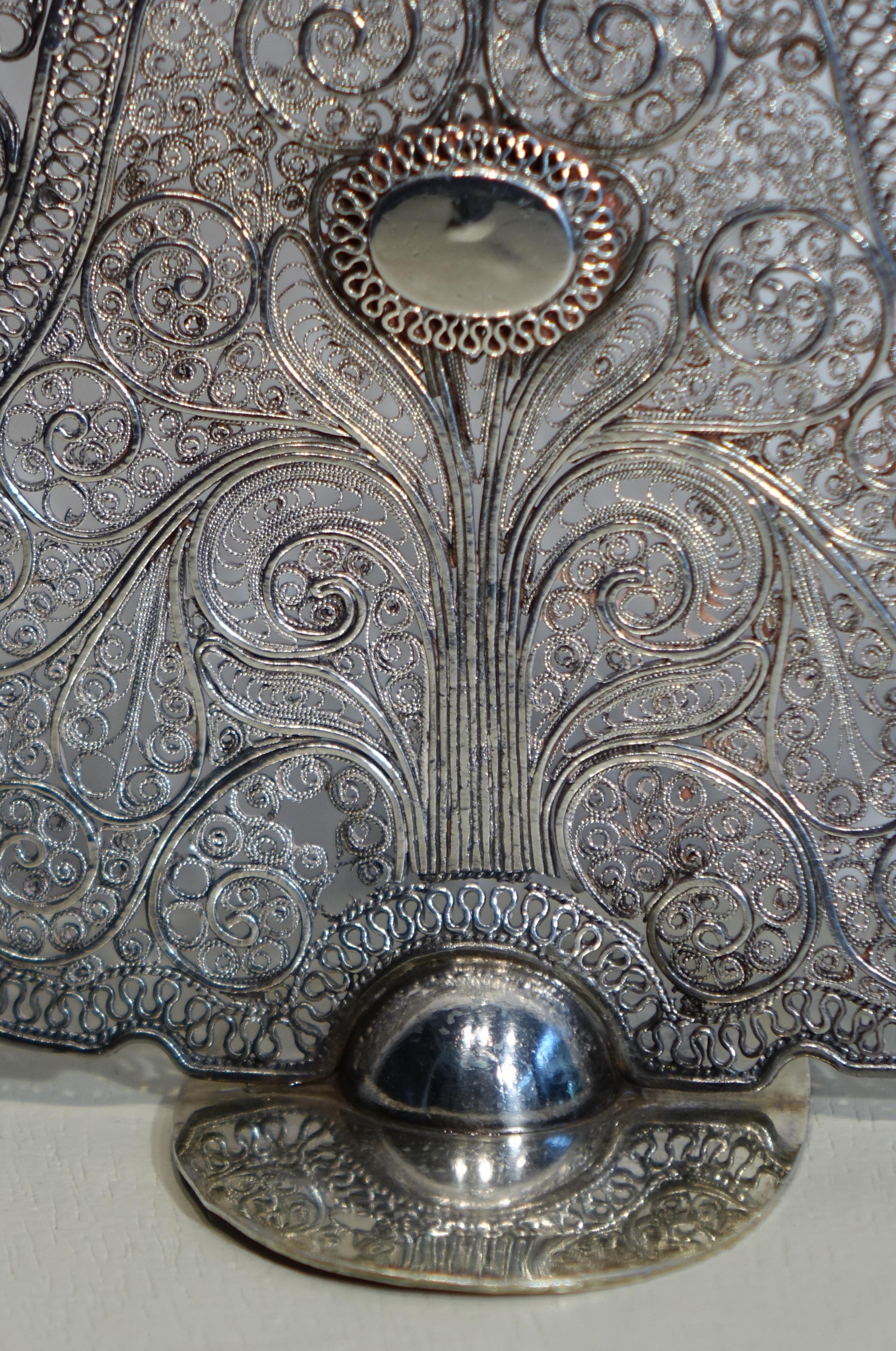 Filigree Garment Element, Egypt Or Ottoman Empire, 19th C. In Good Condition For Sale In PARIS, FR