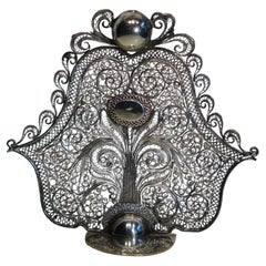 Antique Filigree Garment Element, Egypt Or Ottoman Empire, 19th C.