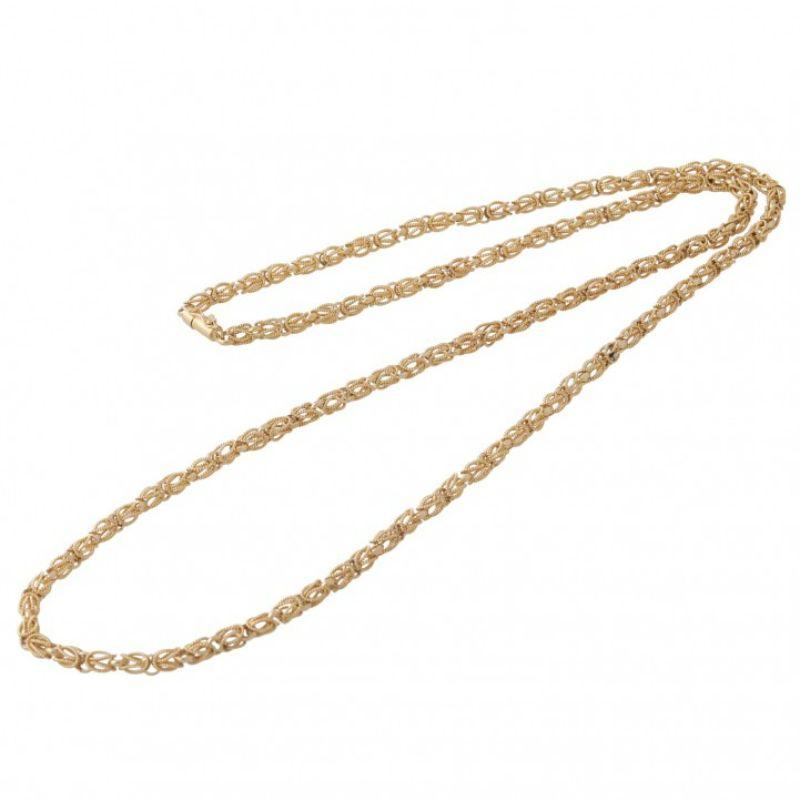 Filigree Gold Chain In Good Condition For Sale In Stuttgart, BW