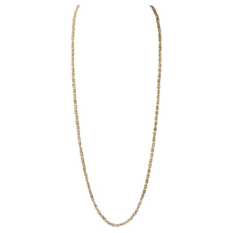 Filigree Gold Chain For Sale at 1stDibs