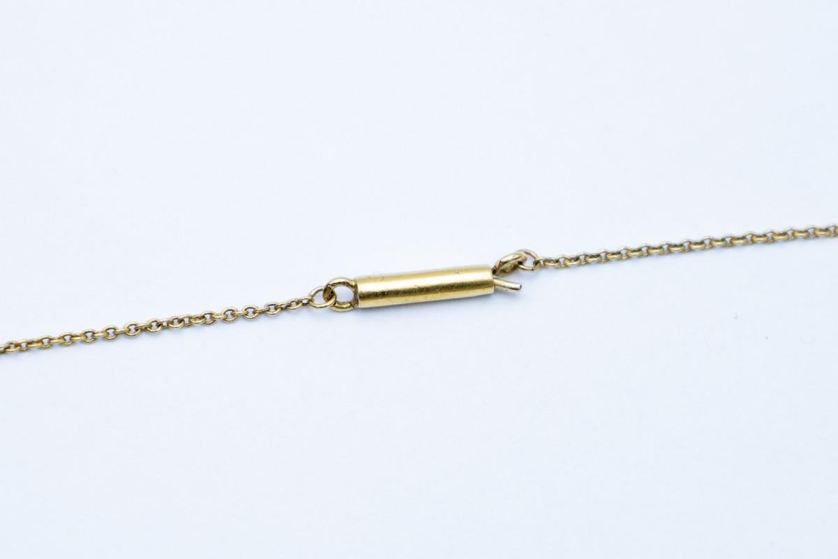 Filigree gold necklace with citrines, Scandinavia, early 20th century. For Sale 1
