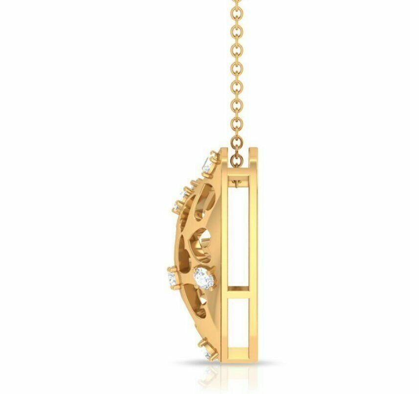 Filigree Heart Necklace 14k Solid Gold Diamond Necklace Christmas Women Gift
Light weight can be worn everyday

Additional information:
Condition: New without tags: A brand-new, unused, and unworn item (including handmade items) that is not in