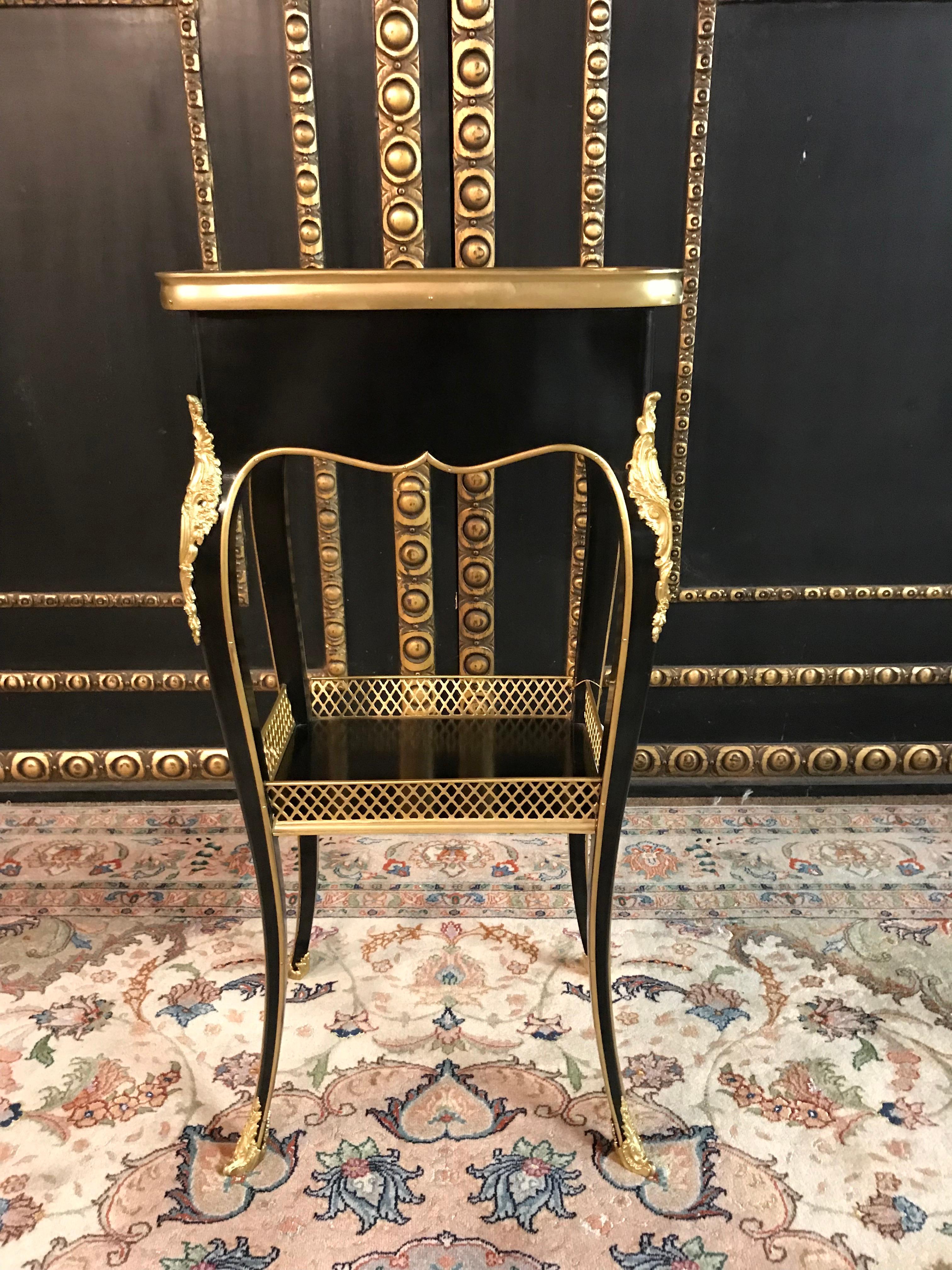 Filigree Side Table in Louis Seize Style after Henry Dasson, Paris 3