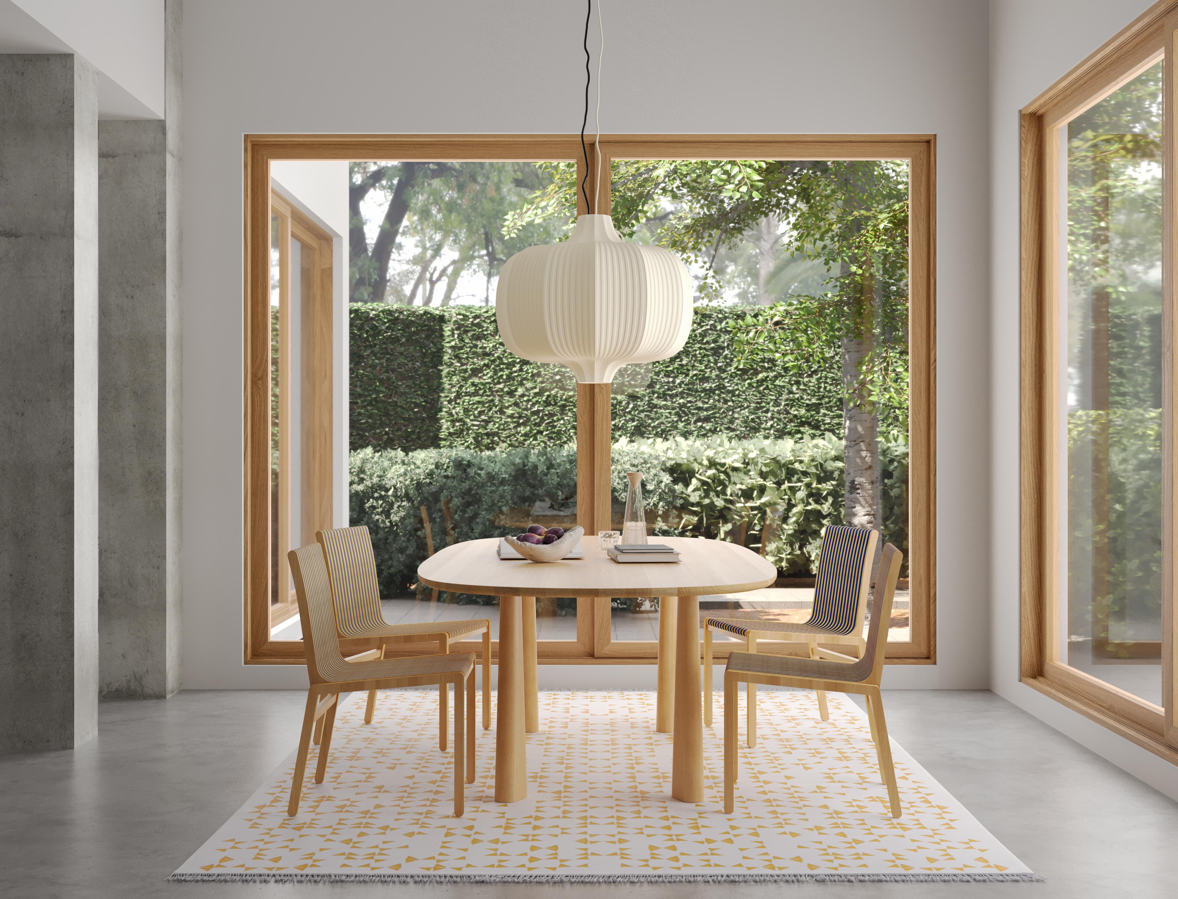 XXIe siècle et contemporain Filika Oval Dining Table for 6 People en vente