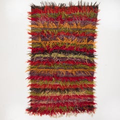 Alfombra de angora Filikli de Anatolia Central, Turquía Mediados del siglo XX