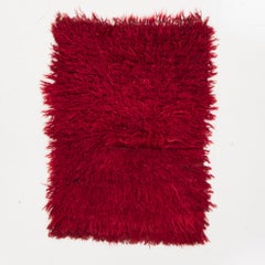 Alfombra de angora Filikli de Anatolia Central, Turquía, mediados del siglo XX