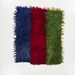 Filikli Angora Rug from Central Anatolia, Turkey Mid 20th C.