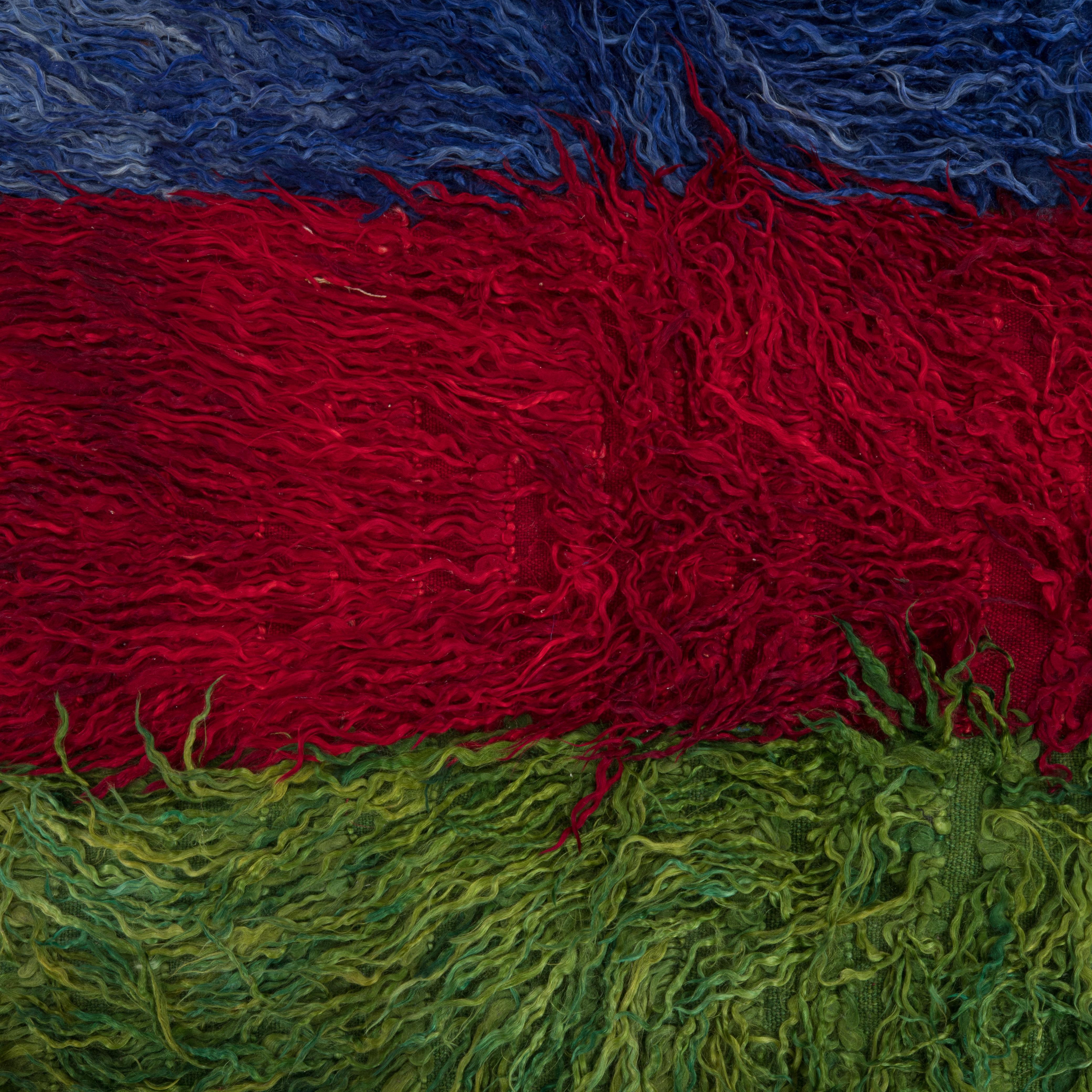 Filikli Angora-Teppich aus Zentralasien, Türkei, Mitte des 20. Jahrhunderts. im Zustand „Gut“ im Angebot in Istanbul, TR