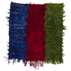 Filikli Angora Rug from Central Anatolia, Turkey Mid 20th C.