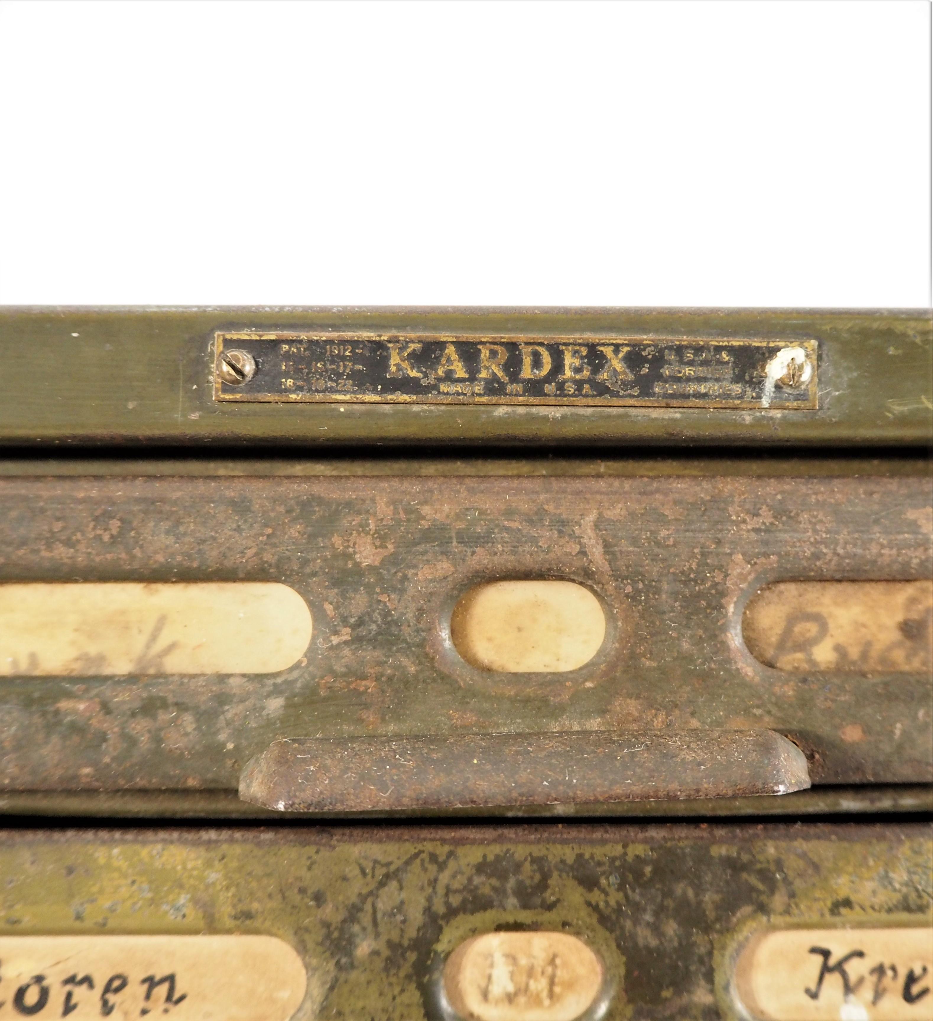 Metal Filing Cabinet from Kardex, 1960s, Set of 3
