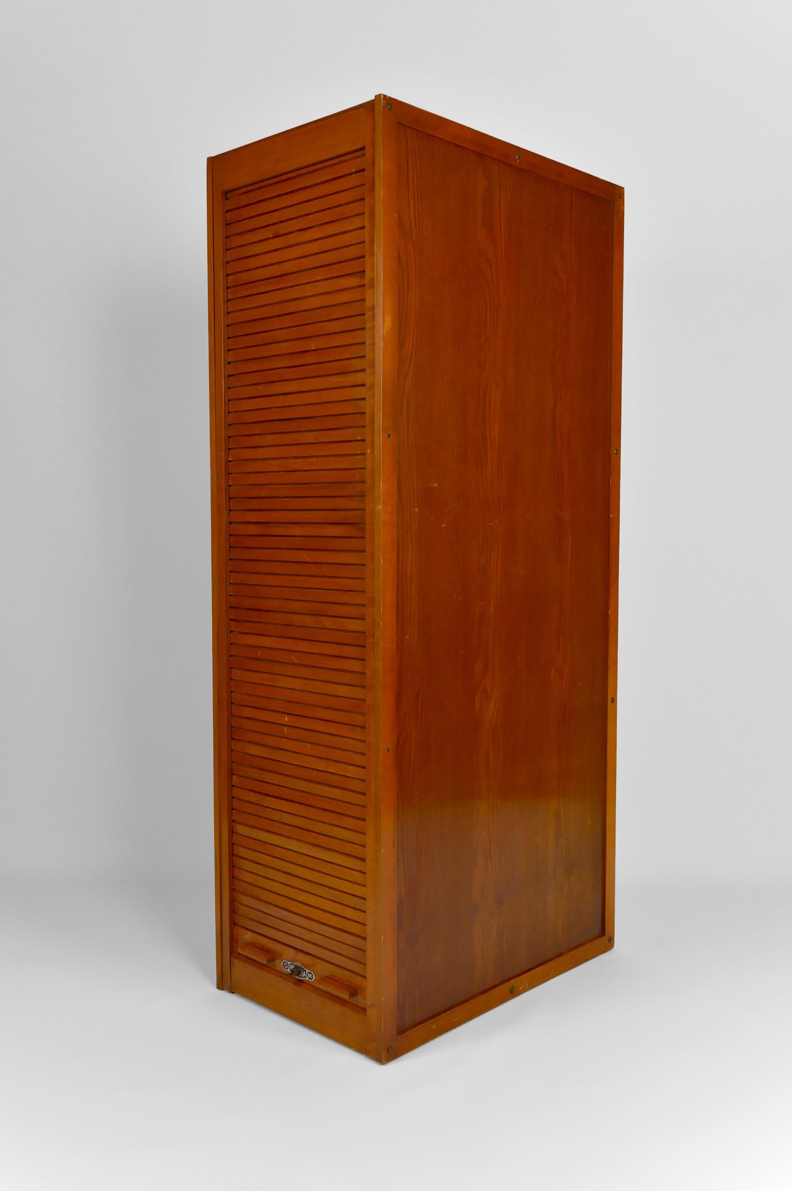 French Filing Cabinet with Drawers by G. M. Radia, France, circa 1920 For Sale