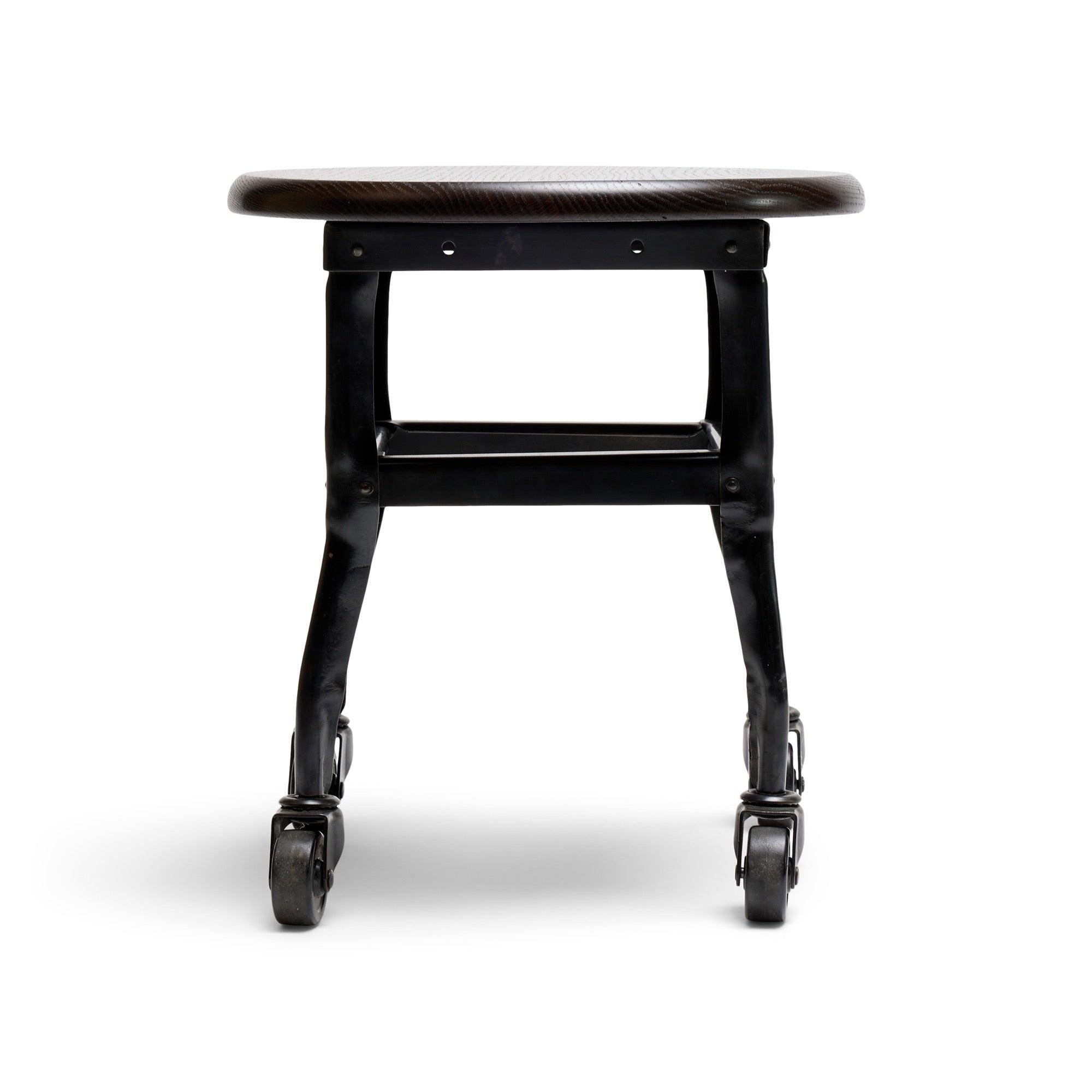 Filing' Stool by Toledo In Fair Condition For Sale In Sagaponack, NY