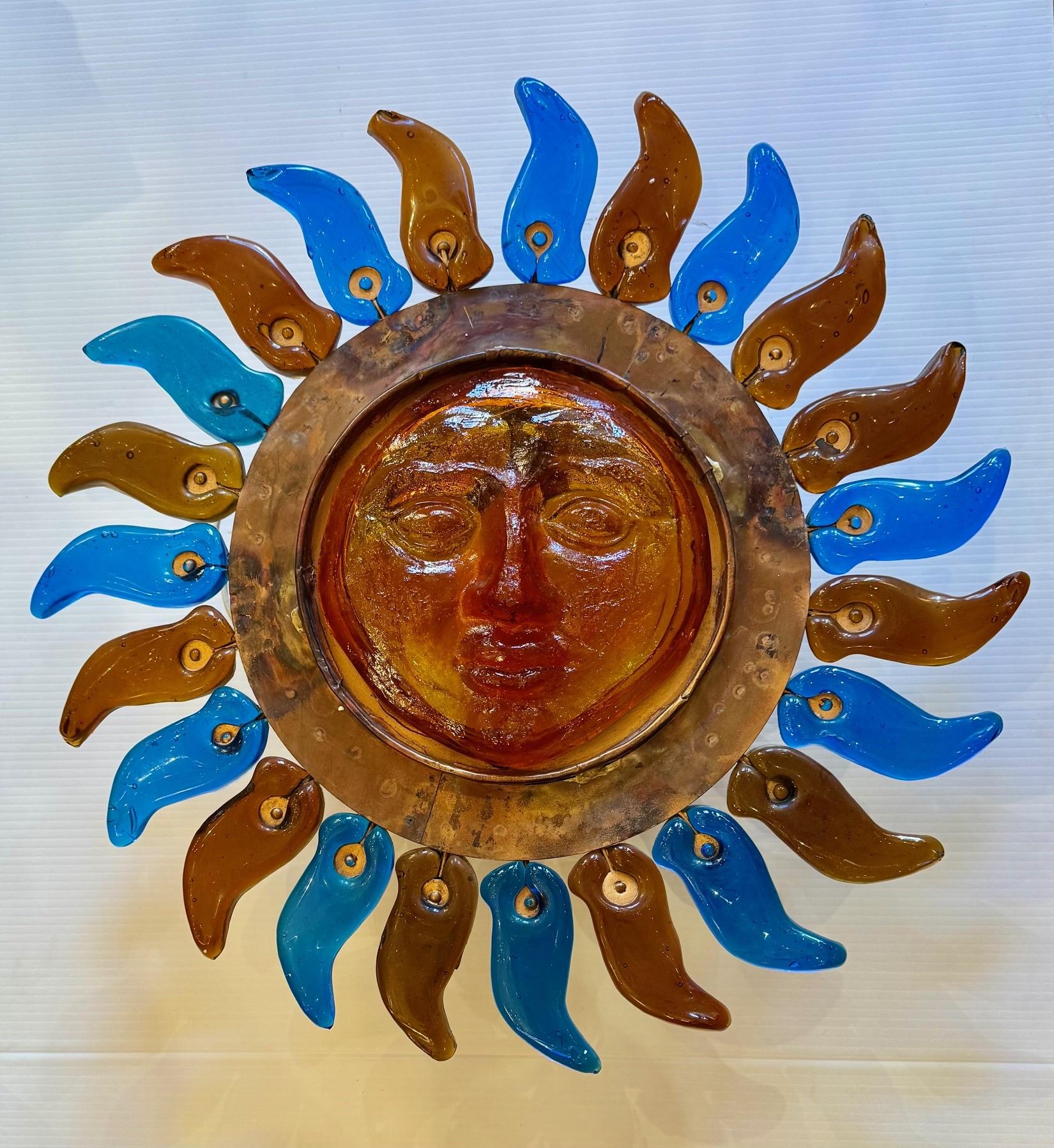Aplique de Pared Filipe Delfinger Sunburst Brutalista en venta